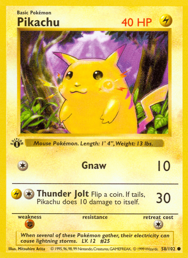 Shadowless Pikachu